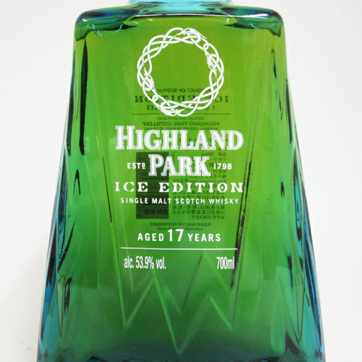 楽天市場】ハイランドパーク アイス・エディション 17年 53.9度 700ml