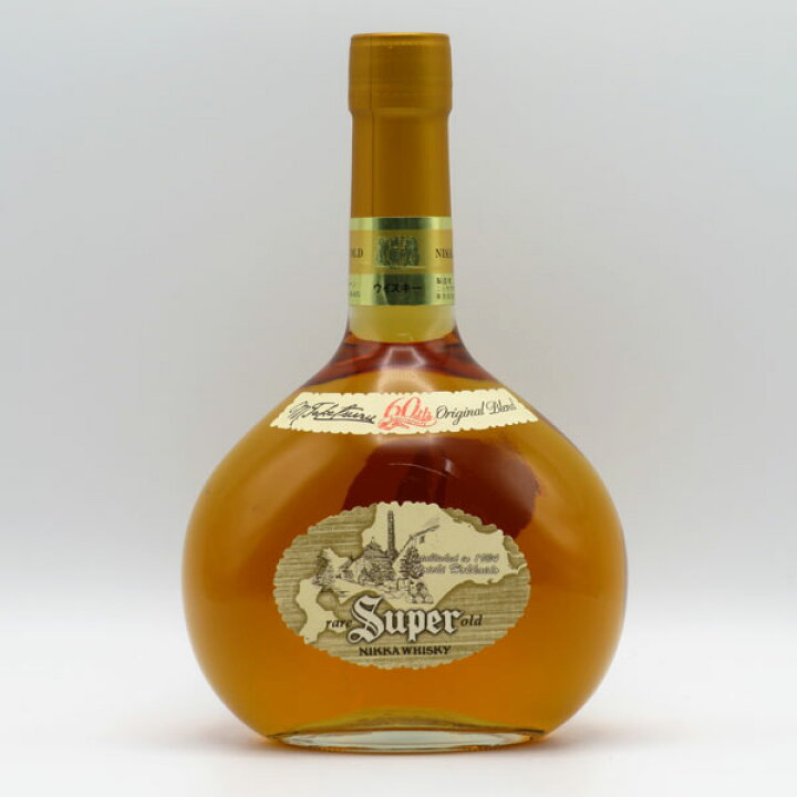 楽天市場】【レトロ】スーパーニッカ 60周年記念ボトル 43度 750ml 