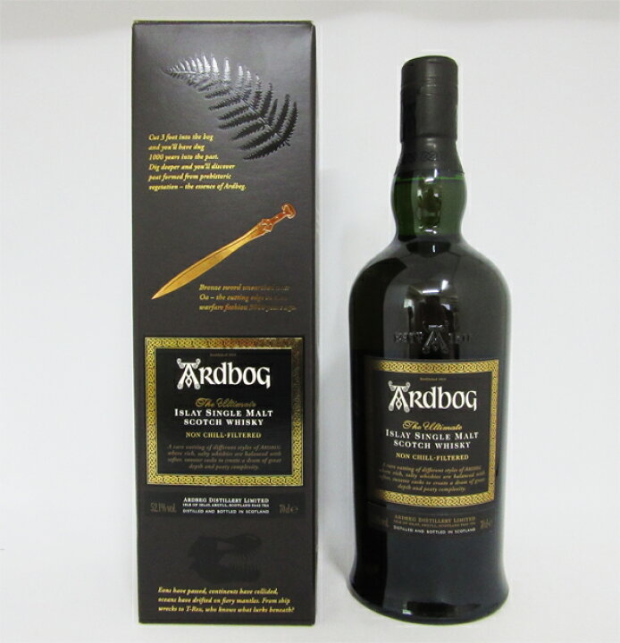 楽天市場】アードベッグ アードボッグ 52度 700ml 正規品 （専用BOX入  