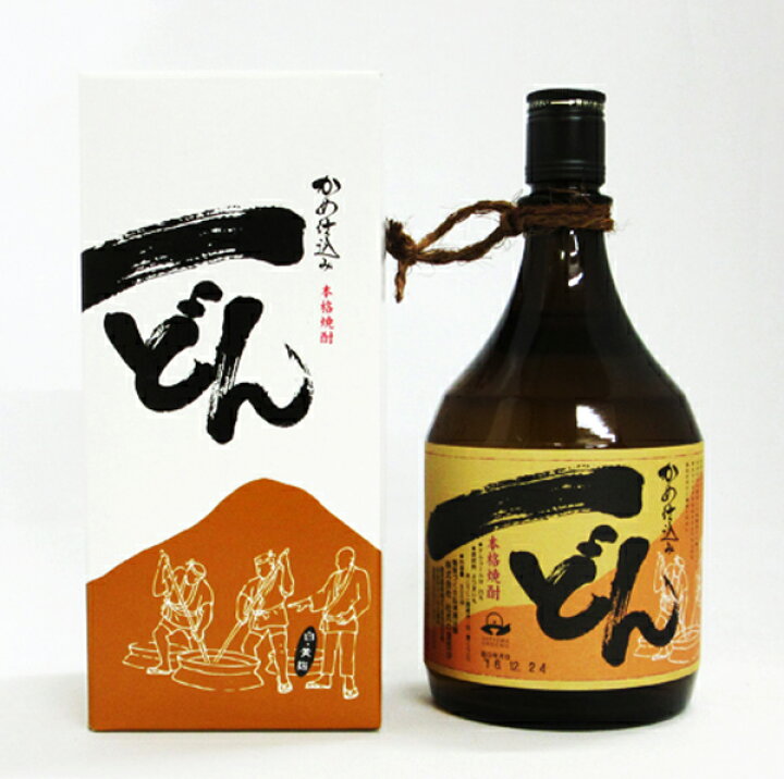 楽天市場】かめ仕込み 一どん（いっどん） 900ml （専用BOX入） : 中央酒販
