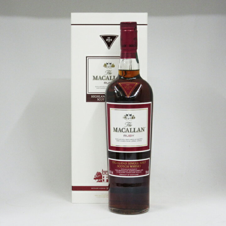 楽天市場】マッカラン（MACALLAN） 1824 ルビー 43度 700ml 並行品 