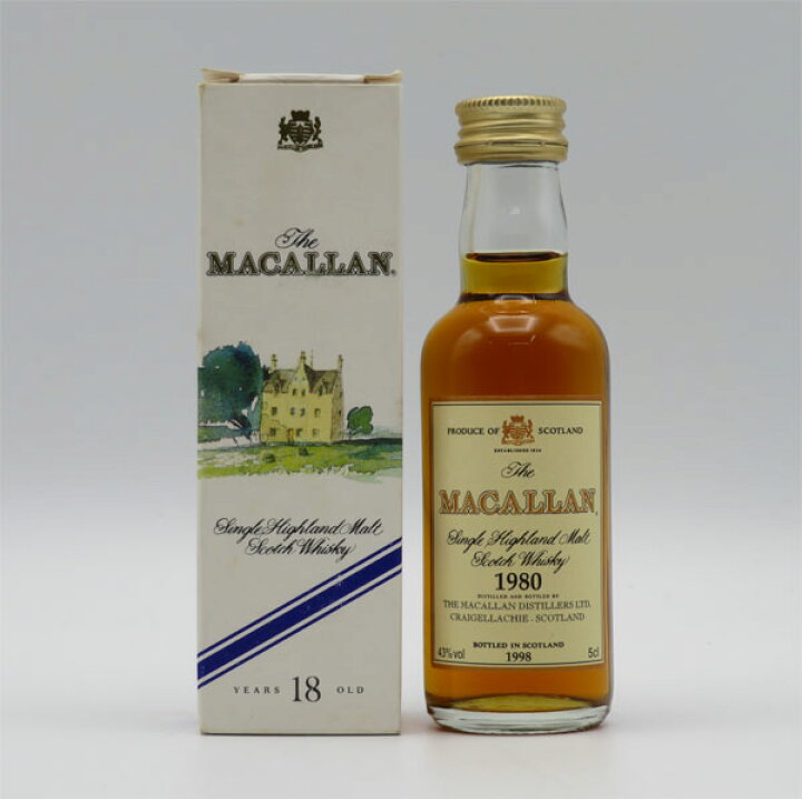 楽天市場】【ミニサイズ】【レトロ】マッカラン18年 1980 43度 50ml  