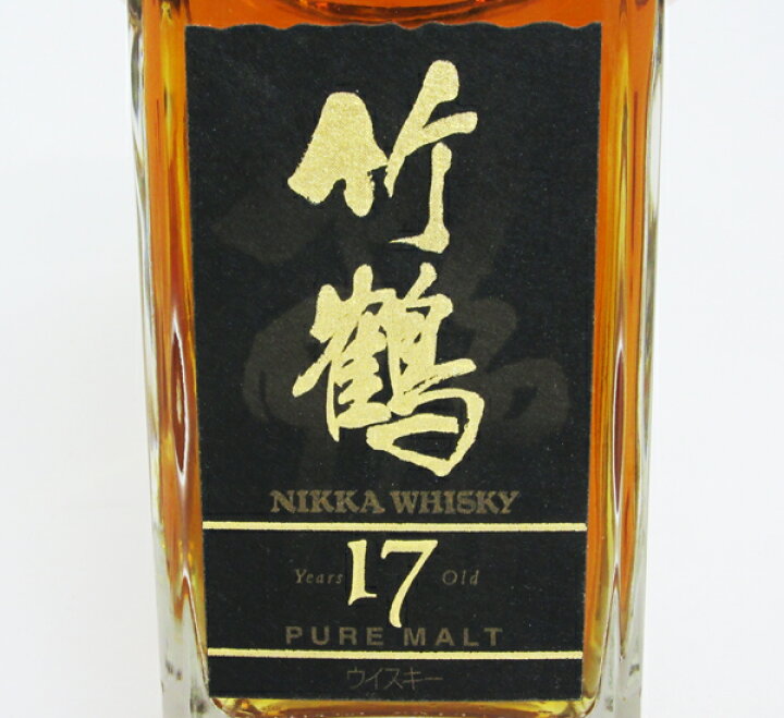 楽天市場】【レトロ】竹鶴17年 角瓶 43度 700ml （箱なし） : 中央酒販
