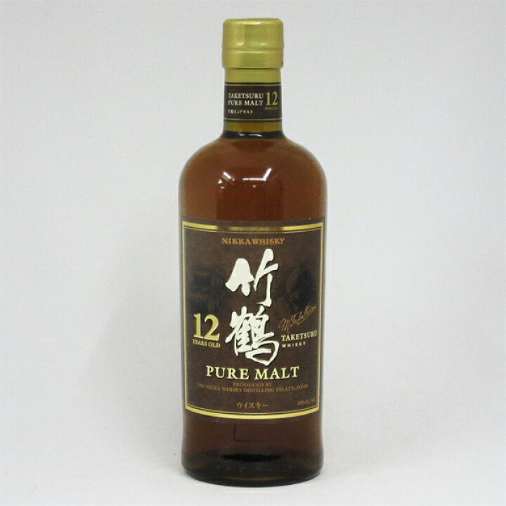 楽天市場】【レトロ：終売品】竹鶴12年 丸瓶 40度 700ml （箱なし  