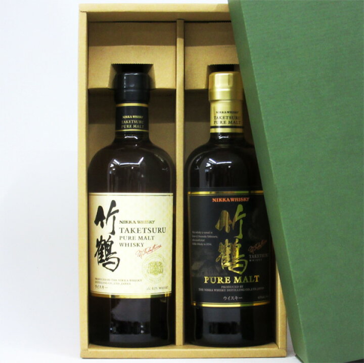 楽天市場】【ラッピング無料】竹鶴NV 700ml （白・黒ラベル） 2本箱入  