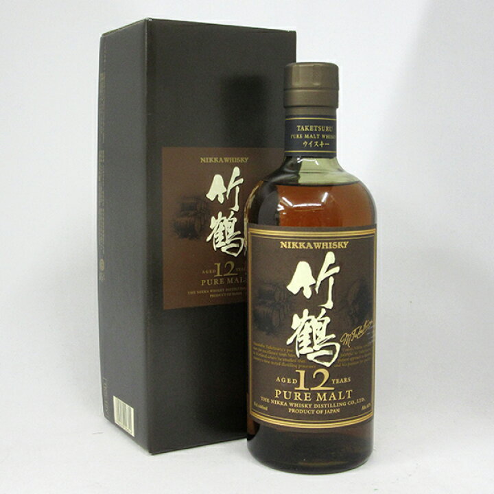楽天市場】【レトロ：旧ラベル】竹鶴12年 丸瓶 40度 660ml （専用化粧  