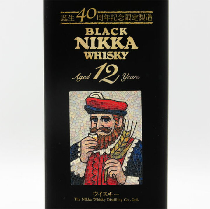 楽天市場】ブラックニッカ12年 -誕生40周年記念限定製造- 42度 720ml  