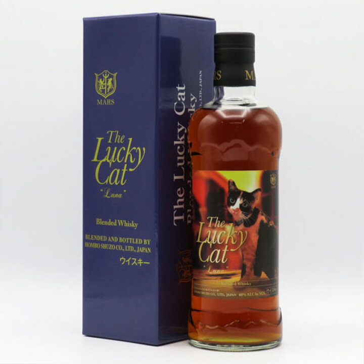 楽天市場】マルスウイスキー ザ・ラッキーキャット ルナ 40度 700ml 