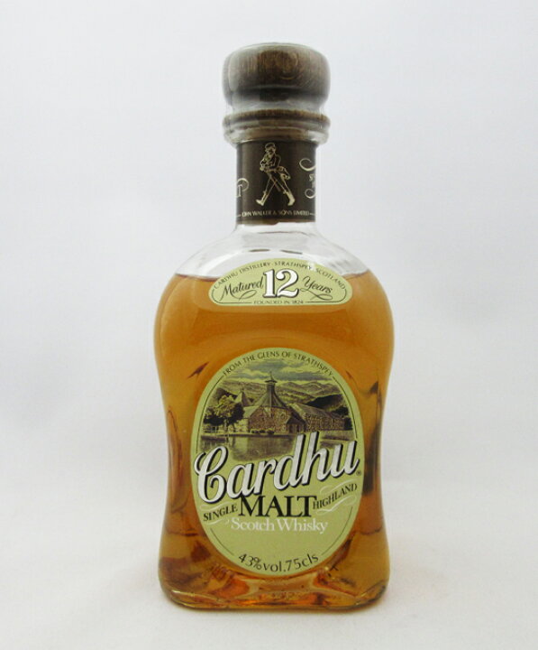 楽天市場】【オールドボトル】Cardhu（カーデュ） 12年 43度 750ml 