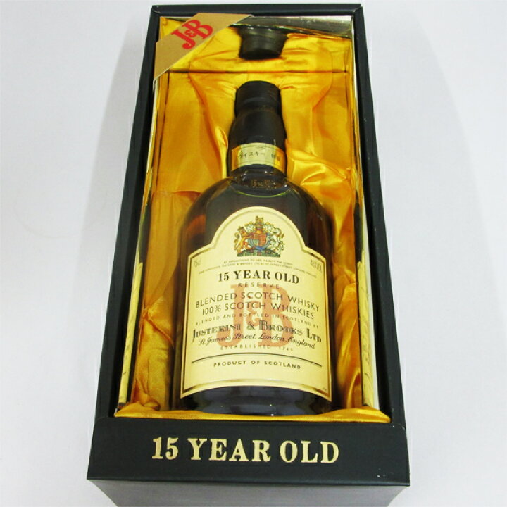 楽天市場】【レトロ：特級表示】J&B 15年 43度 750ml 正規品 （専用 