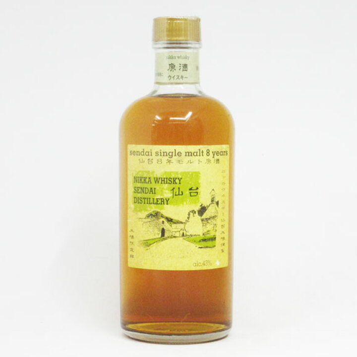 楽天市場】【レトロ：イエローラベル】ニッカウヰスキー 仙台8年モルト  