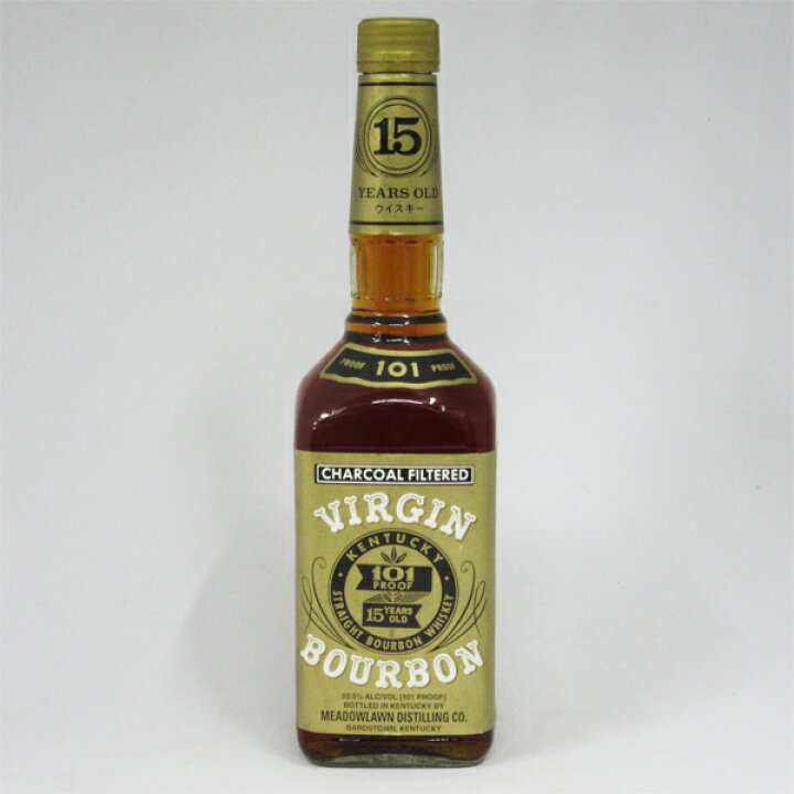 楽天市場】【レトロ】ヴァージン バーボン 15年 50.5度 750ml （箱なし 