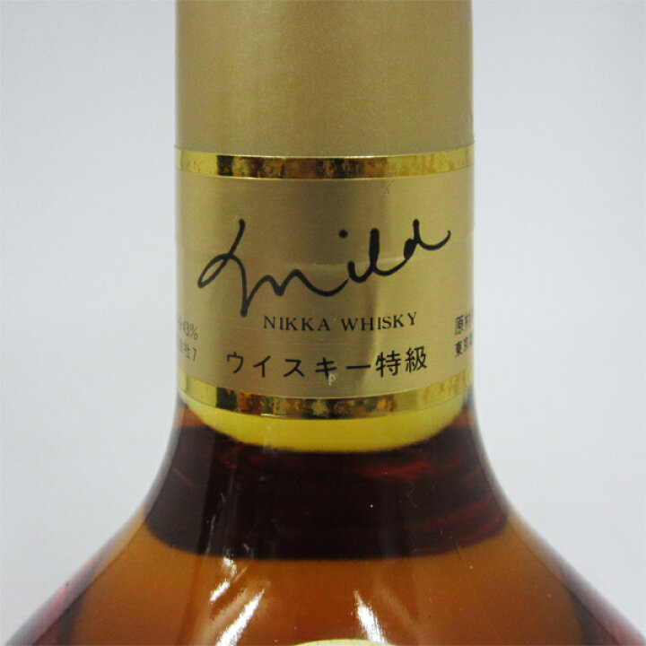 楽天市場】【レトロ：特級表示】マイルドニッカ 43度 760ml （箱なし 