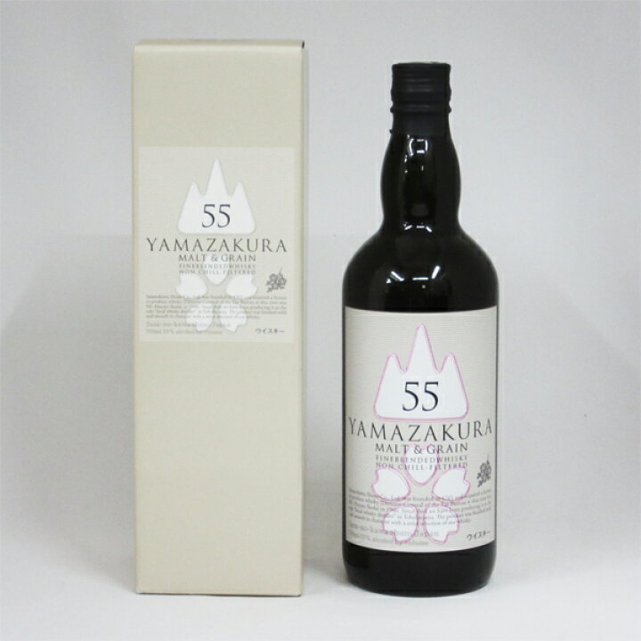 楽天市場】山桜 モルト＆グレーン 55度 700ml （専用BOX入） : 中央酒販