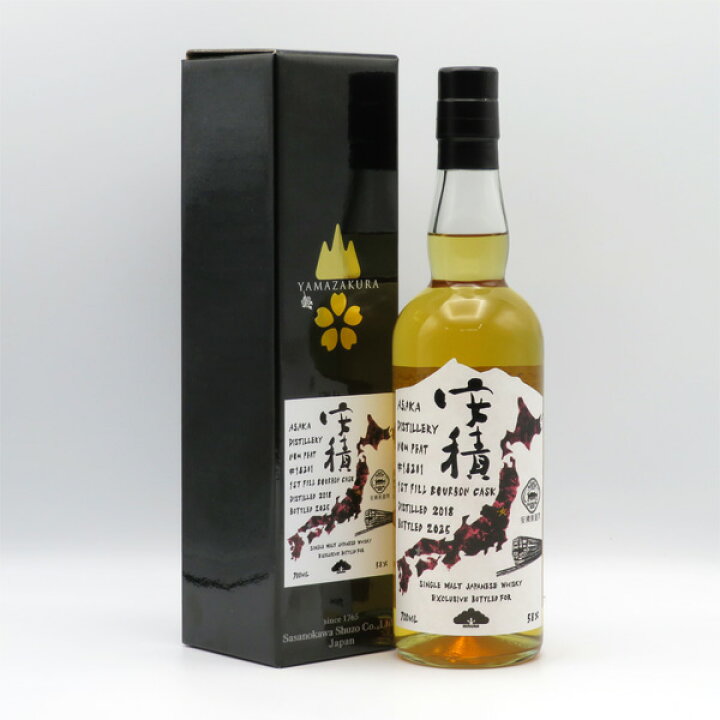 楽天市場】安積（あさか） 山桜 シングルカスク ノンピート 2018-2025