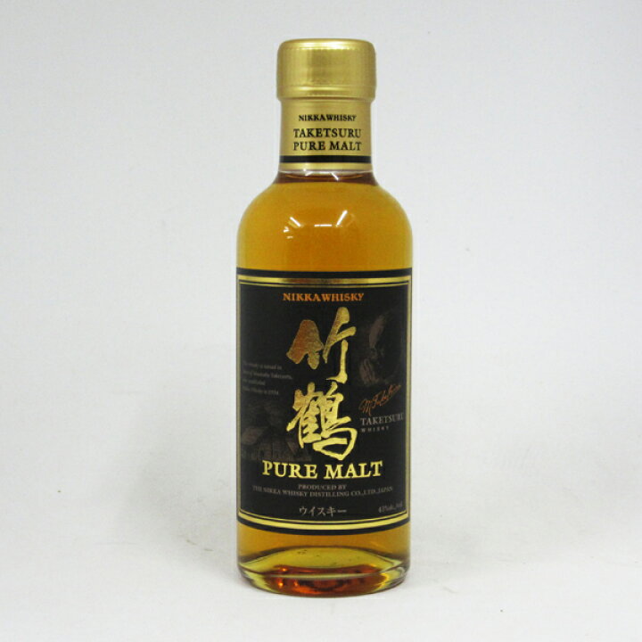 楽天市場】【ベビーサイズ】竹鶴NV 黒ラベル ピュアモルト 43度 180ml 