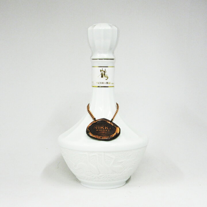 楽天市場】【レトロ：特級従価表示】ニッカ 鶴 白陶器 43度 760ml （箱 