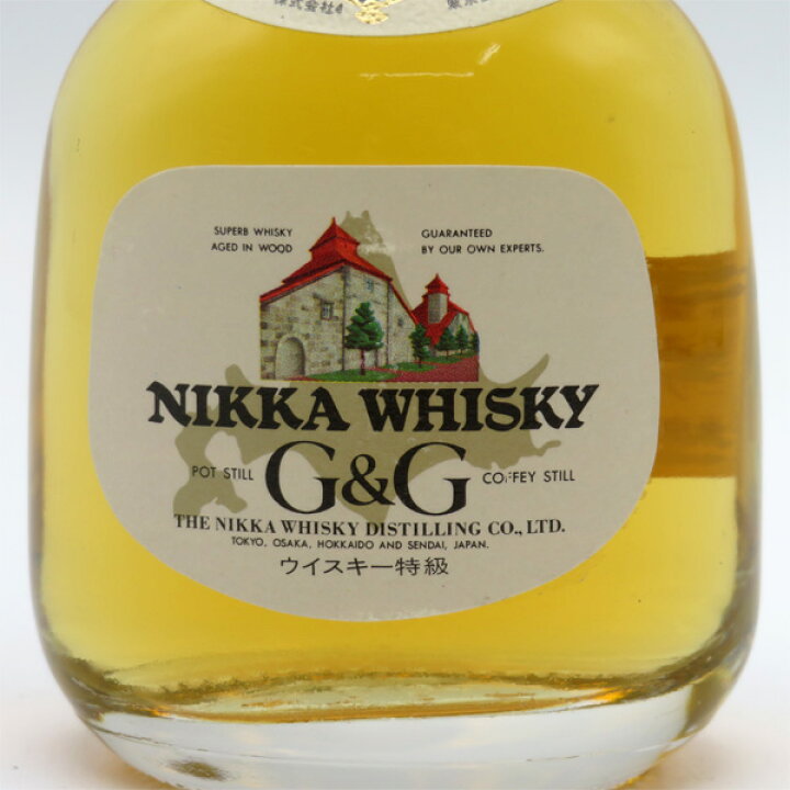 楽天市場】【ミニサイズ】【レトロ：特級表示】ニッカウヰスキー G&G 