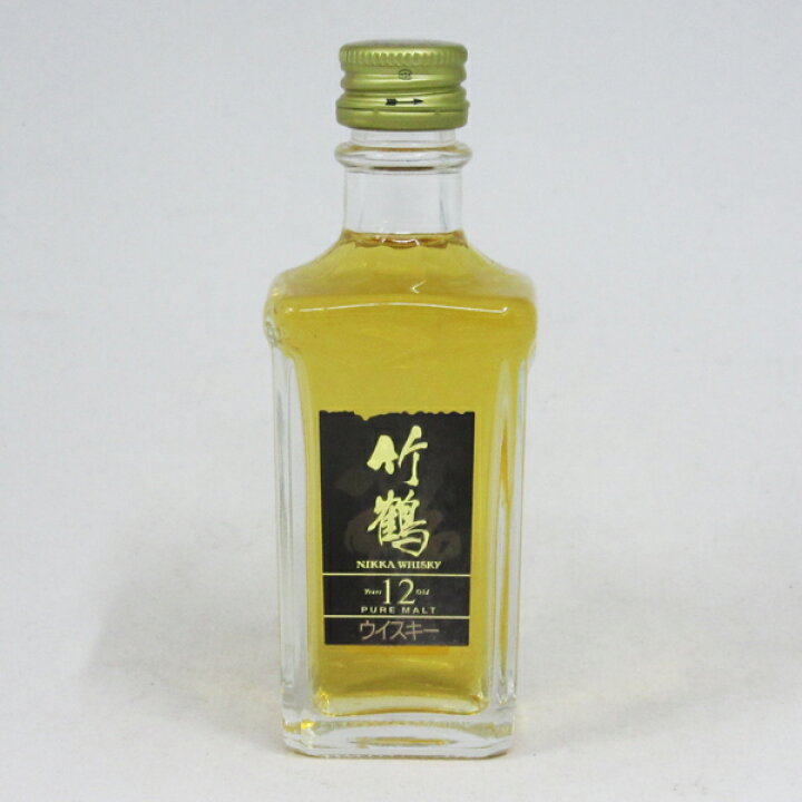 楽天市場】【ミニサイズ】【レトロ】竹鶴12年 角瓶 40度 50ml : 中央酒販 