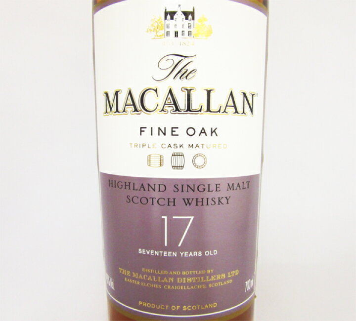 楽天市場】【終売品】マッカラン17年 ファインオーク 43度 700ml 正規  