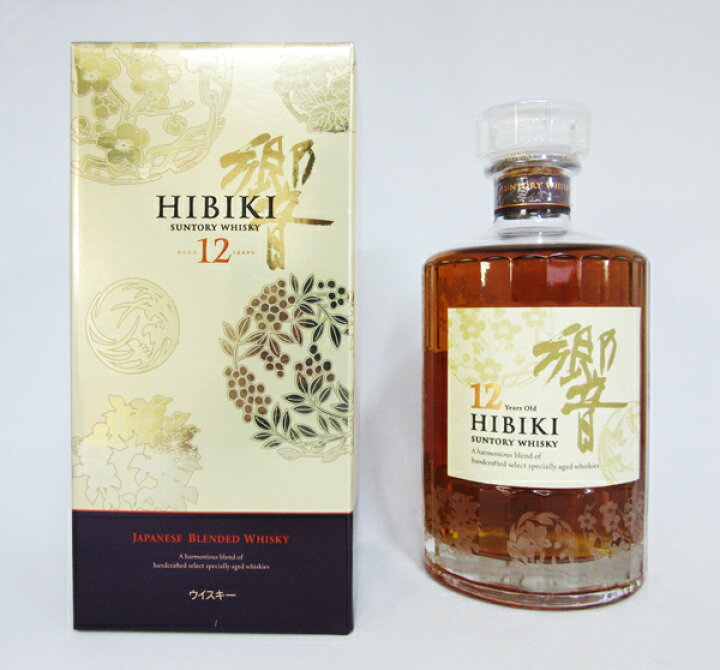 楽天市場】【希少】響12年 意匠ボトル ＜花鳥風月＞ 43度 700ml （専用  