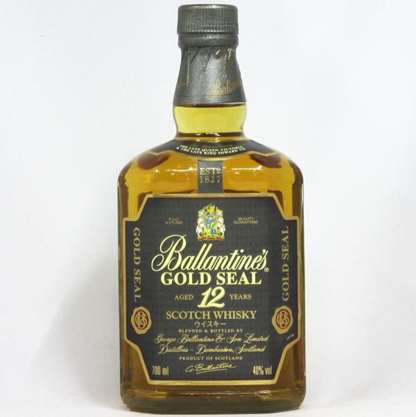 古酒 バランタインスコッチウイスキー ゴールドシール 12年 700ml 40％ 酒