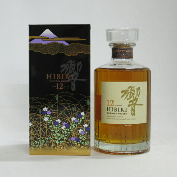 楽天市場】【レトロ：希少】響12年 43度 500ml （意匠カートン入  