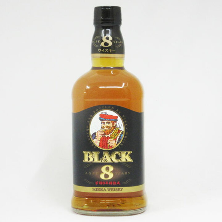 楽天市場】【レトロ】ブラックニッカ 8年 40度 700ml : 中央酒販 