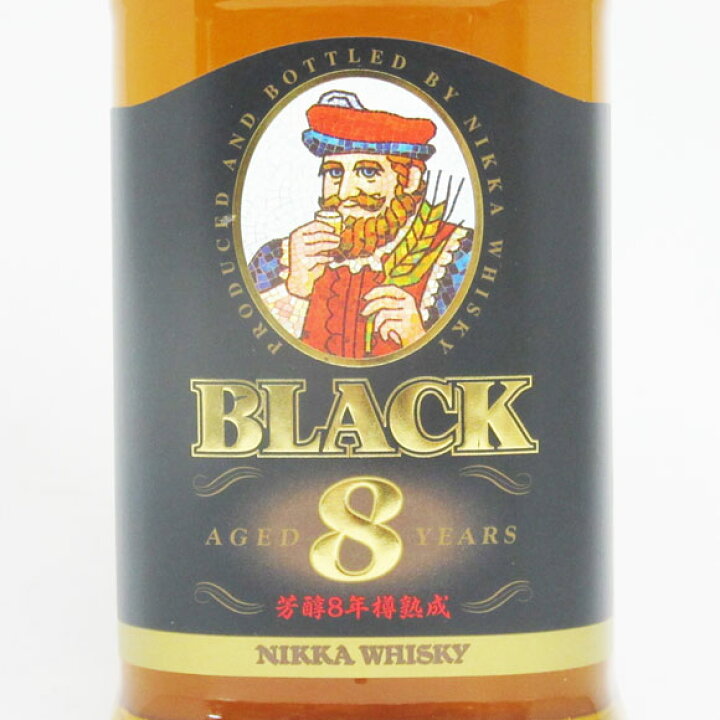 楽天市場】【レトロ】ブラックニッカ 8年 40度 700ml : 中央酒販