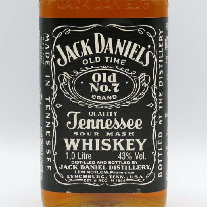 楽天市場】【レトロ】ジャックダニエル ブラック No.7 43度 1000ml