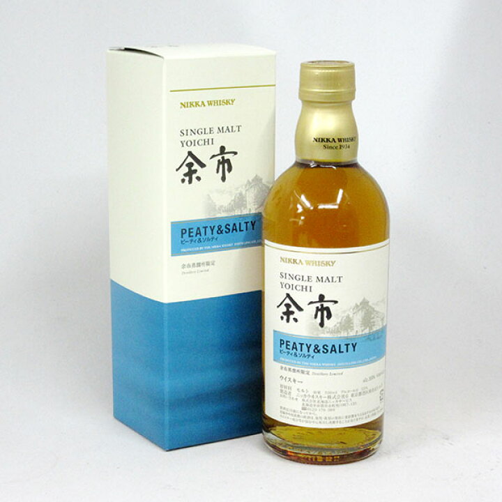 楽天市場】シングルモルト 余市 ピーティ&ソルティ 55度 500ml （専用  