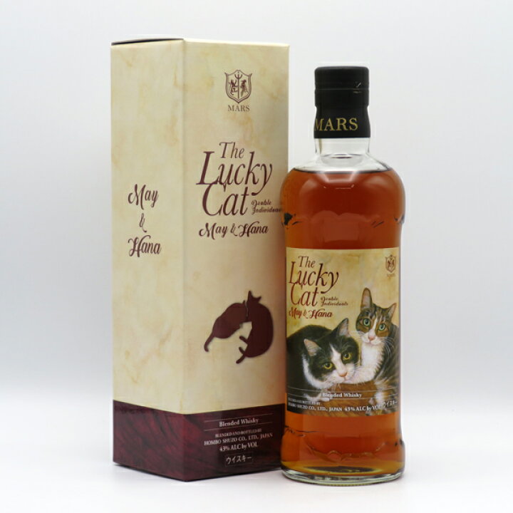 楽天市場】マルスウイスキー ザ・ラッキーキャット ダブル インディ  