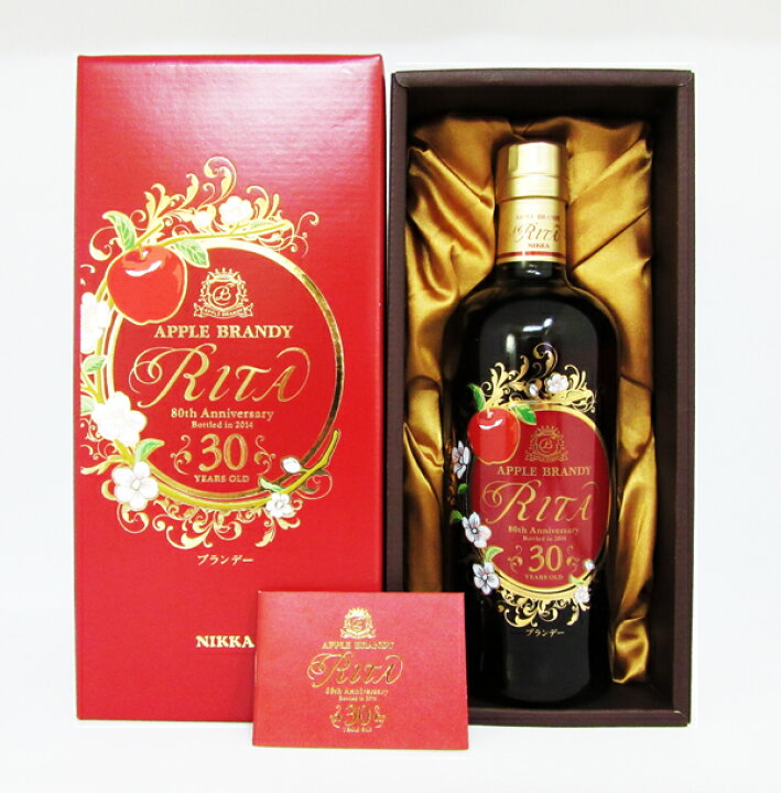 楽天市場】【希少】ニッカ アップルブランデー リタ 30年 43度 700ml  