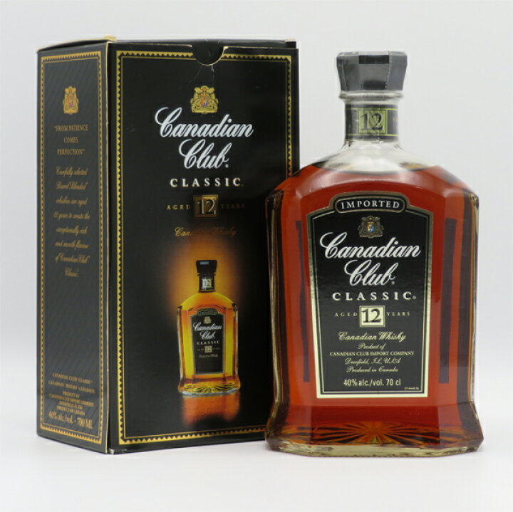 楽天市場】【レトロ】カナディアンクラブ12年 クラシック 40度 700ml 