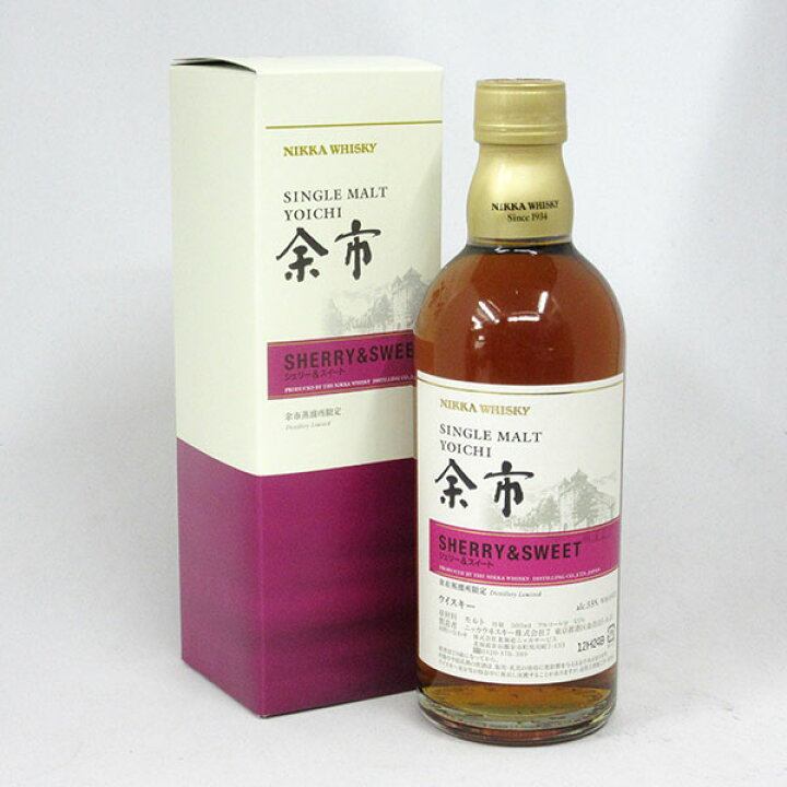 楽天市場】シングルモルト 余市 シェリー＆スイート 55度 500ml （専用  