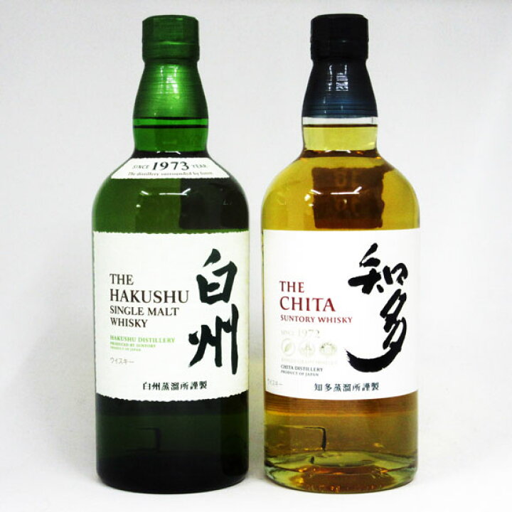 楽天市場】白州/知多 NV 700ml （箱なし） 2本飲み比べセット : 中央酒販 