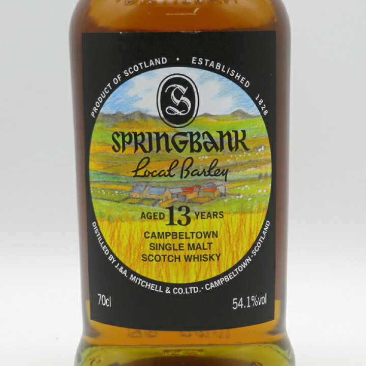 楽天市場】スプリングバンク13年 2024 ローカルバーレイ 54.1度 700ml  