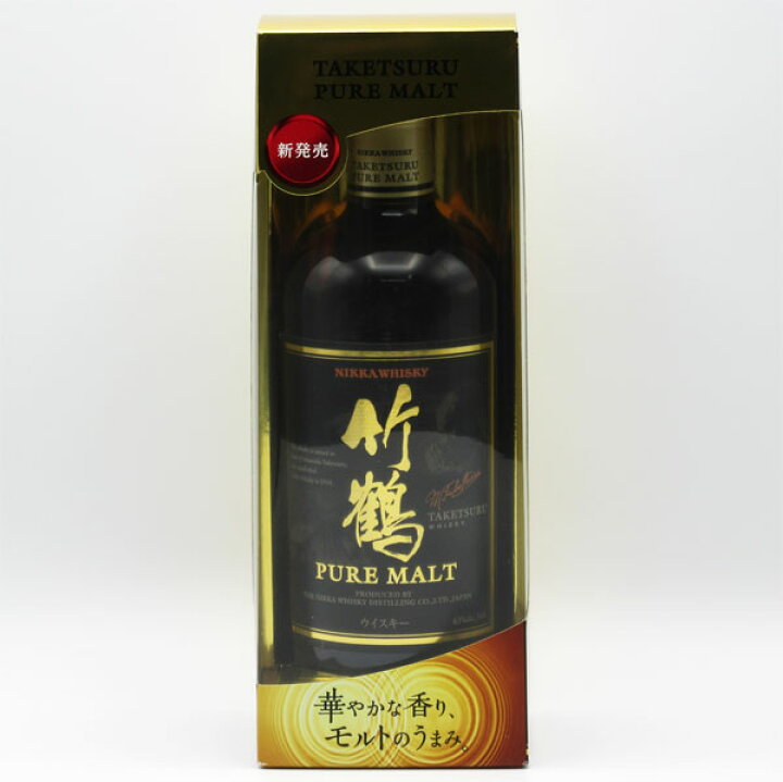楽天市場】竹鶴NV 黒ラベル ピュアモルト 43度 700ml （専用クリア 