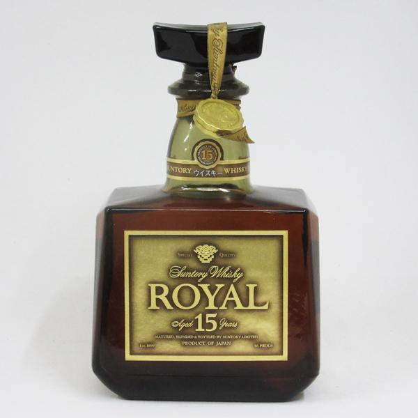 品揃え豊富で サントリーウイスキー　ROYAL15年（ゴールドラベル） ウイスキー