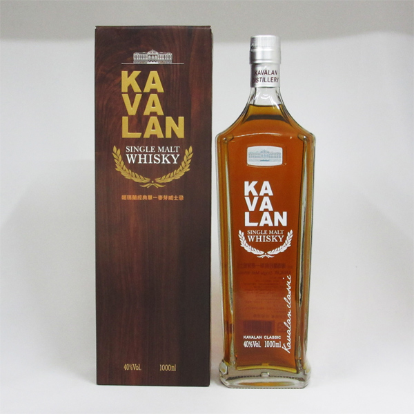 KAVALAN（カバラン） クラシック シングルモルトウイスキー 40度 1000ml 並行品 （専用BOX入） | 中央酒販