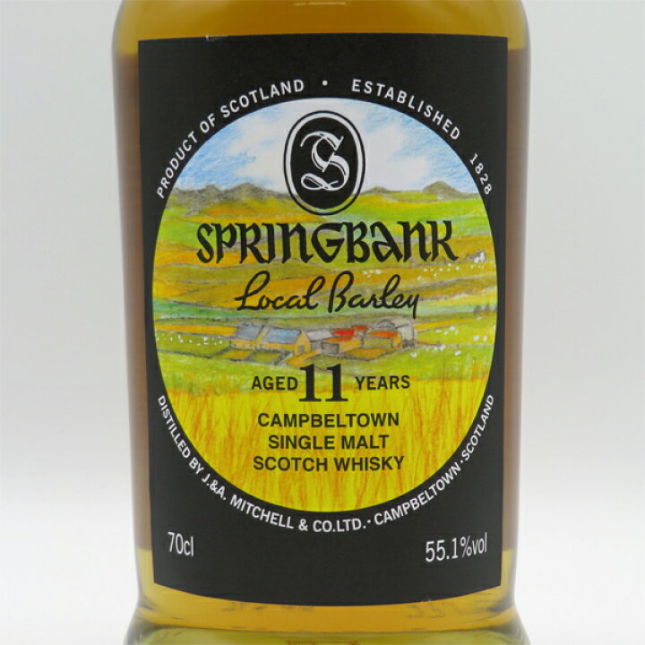 楽天市場】スプリングバンク11年 2022 ローカルバーレイ 55.1度 700ml 