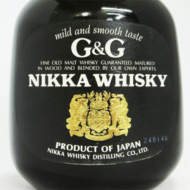 楽天市場】【レトロ：特級表示】ニッカウヰスキー G&G 黒びん 43度 