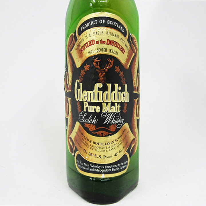 楽天市場】【レトロ：PRODUCT OF SCOTLAND表記】グレンフィディック 