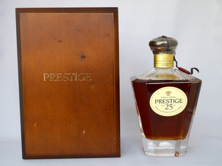 楽天市場】【レトロ】サントリーウイスキー プレステージ PRESTIGE 25  