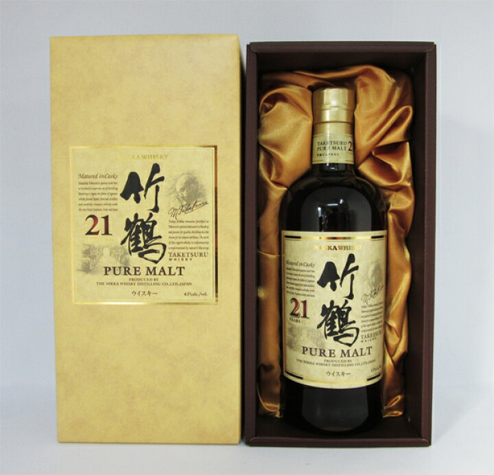 楽天市場】竹鶴21年 ピュアモルト 43度 700ml （専用化粧箱入） : 中央酒販 