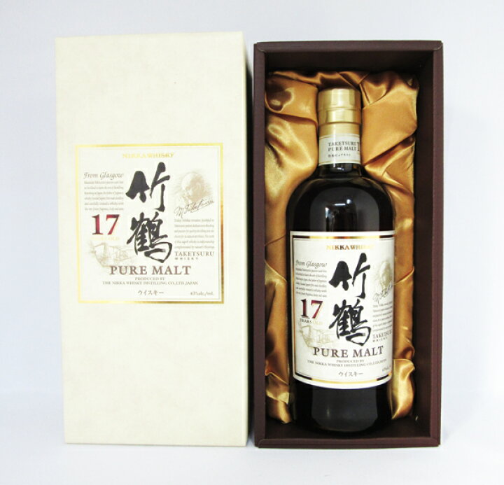 楽天市場】竹鶴17年 ピュアモルト 43度 700ml （専用化粧箱入） : 中央酒販