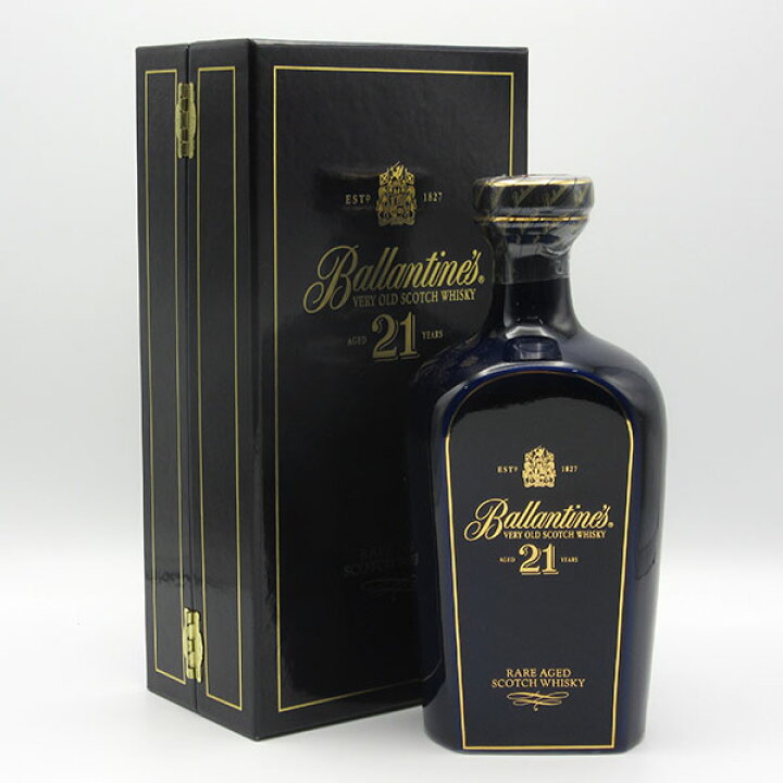 楽天市場】【レトロ】バランタイン21年 青陶器ボトル 43度 700ml 並行 