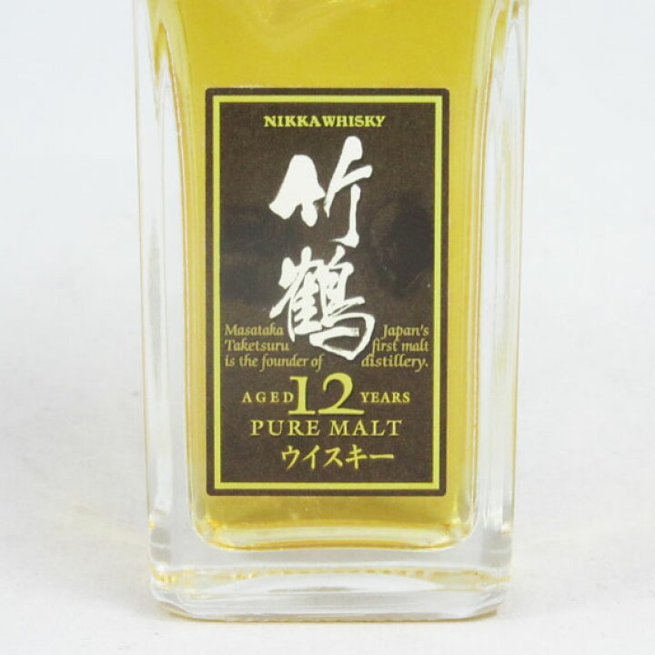 楽天市場】【ミニサイズ】【レトロ】竹鶴12年 角瓶 40度 50ml 