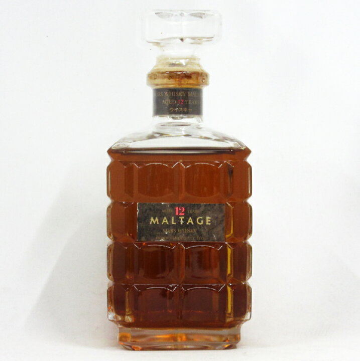 楽天市場】【レトロ】マルス モルテージ 12年 43度 720ml （箱なし 