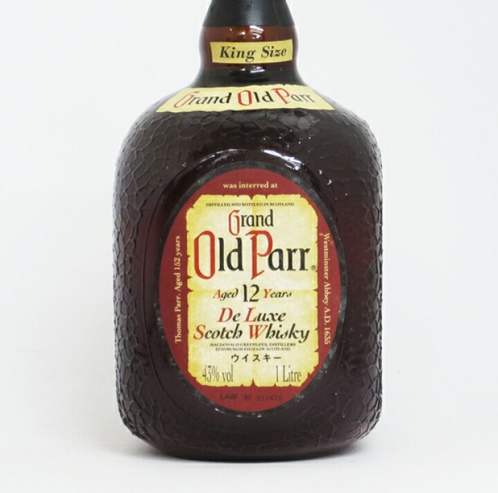 楽天市場】【レトロ：King Size】オールドパー12年 43度 1000ml 正規品 